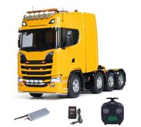 RC Tractor Truck 1/14 Scale Model, 8X4 Design, Radio Control, Detailed Lorry Built for Enthusiasts