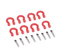RC Trailer, Shackle Lock Catch for 1 10 D Rings RC Climbing Crawler Car 8PCS Assemble Parts Metal Tow