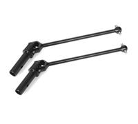 RC Transmission parts Compatible With KM For Rally For WRC For Citron C3 1/7 RC For Car Upgrade Parts 2pcs Metal Front Drive Shaft CVD Driveshaft