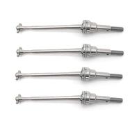 RC Transmission parts Compatible With Wltoys 12428 12423 12428-ABC 1/12 RC Car 4 Pcs Metal Front CVD Drive Shaft Upgrade Parts Accessories