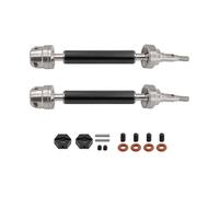Rc Transmission Shaft Compatible With ARRMA 2WD 1/10 Rc Car Upgrade Modification Replacement Accessories Spare Parts Rear Drive Shaft CVD(Black)