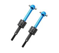 RC Transmission Shaft Compatible With Tamiya For TT-01 For TT02 TA04 1/10 RC Car Upgrades Parts 2Pcs Metal For Universal Drive Shaft Driveshaft CVD 53792