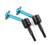 RC Transmission Shaft Compatible With Tamiya For TT01 For TT02 TA04 1/10 RC Car Upgrade Parts Accessories Metal For Universal Drive Shaft CVD 53792(Blue,2 pieces)