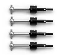 RC Transmission Shaft Compatible With Tamiya For TT01 For TT02 TA04 1/10 RC Car Upgrade Parts Accessories Metal For Universal Drive Shaft CVD 53792(Silver)