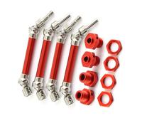 Rc Transmission Shaft For Arrma 1/8 For Typhon 4x4 3s For Blx For 550 For Mega Metal Front And Rear Drive Shaft CVD With Wheel Hex Upgrade RC Car Parts(Red)