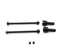 Rc Transmission Shaft For Arrma 1/8 For Typhon 6S 1/7 For Infraction For Limitless For Felony For BLX Metal Front Rear Drive Shaft CVD Dog Bone RC Car Upgrade Parts(Black,Rear)