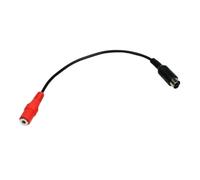 RC Transmitter Trainer Cable With Futaba Square Port(Small Round) | Fits RadioLink Small Round To JR Audio Trainer Connector
