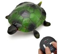 RC Turtle, Wobbling Motion Remote Control Tortoise Toy, Realistic Electronic Animal for Toddlers, Early Childhood Development and Pet Cat Entertainment
