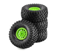 RC Tyre Hub Wheels Compatible With ARRMA For Mojave For TRAXXAS For UDR 1/7 RC Car 138mm Off-road For Buggy For Desert Short Course Truck Tire 17mm Wheel Hex(Green)
