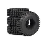 RC Tyre Hub Wheels Compatible With Axial For SCX10 90046 TRX4 For Element D90 TF2 4Pcs 110 * 40mm Rubber Tyre 1.9'' Rock Tires For 1/10 RC Car Crawler