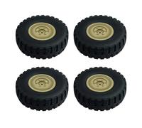 RC Tyre Hub Wheels Compatible With LDRC For LD-P06 For Unimog 1/12 RC Truck Car Upgrade Parts Spare Parts Accessories 4Pcs Wheel Tires Tyre