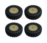 RC Tyre Hub Wheels Compatible With LDRC LD-P06 LD P06 For Unimog 1/12 RC Truck Car Spare Parts Accessories 4 Pcs LD-P06 Wheel Tire Tyre RC Car Tires