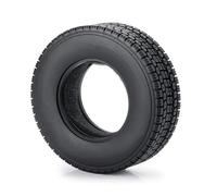RC Tyre Hub Wheels Compatible With Tamiya 1/14 RC Trailer Tractor Truck Car Upgrade Parts Front Rear Beadlock Wheel Rims With 1/4 Pcs Rubber Tires(1PCS 25MM A)