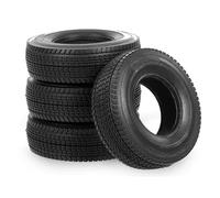 RC Tyre Hub Wheels Compatible With Tamiya For Hauler For ACTROS For SCANIA 1/14 RC Semi Tractor Truck Tipper Upgrade Parts 4pcs 25mm Hard Rubber Tires