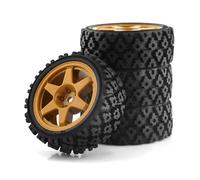 RC Tyre Hub Wheels Compatible With Tamiya XV01 XV02 TA06 For TT01 For TT02 For PTG-2 1/10 RC For Rally For Racing Car Parts 4Pcs 70Mm Rubber Tire Wheel Tyre