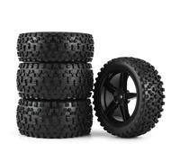 RC Tyre Hub Wheels Compatible With Wltoys 144001 144010 124007 124017 124019 For Tamiya For HSP 1/10 1/12 1/14 RC Car Off Road 4Pcs 85mm Tire Wheel Tyre