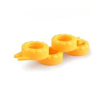 Rc Upgrade Components 100pcs RC Drift Car Toy Accessories For Mini Track For Racing Obstacle Track Road Barriers Highway Splicing Roadblock Scene Tool(Yellow)