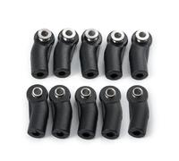 Rc Upgrade Components For Axial For SCX10 D90 For Wraith For TRX4 For TRX6 1/10 10Pcs M4 Rod Ends Plastic Link Balls Head Linkage Joint RC Crawler Car(Style B)