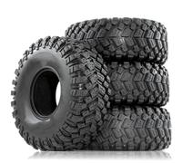 Rc Upgrade Components For Axial For SCX10 D90 TF2 For MST For Tamiya 1:10 4PCS 1.9" Rubber Voodoo KLR Wheel Tires 116x45mm RC Crawler