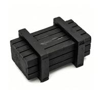 Rc Upgrade Model For 1/10 RC Car Remote Control Decoration W Eapon Box Ammunition Soldier Doll Upgrade Repair Modification Parts(Black)