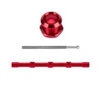Rc Upgrade Model For Capra For SCX10 For Power For Wagon For Cliffhanger For Gspeed V4 1/10 Metal Quick Release Latch Button Clipless Body Mount RC Crawler Rigs Car Parts(Red,78mm)