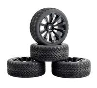 Rc Upgrade Model For Hsp 94123 94122 For Cherry For Blossom D3 D4 6087 1/10 Rc Car Flat Touring Road For Racing For Street Tire Grip Upgrade Parts(Black)
