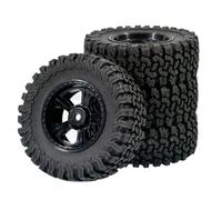 Rc Upgrade Model For Mst For Jimny For Tamiya Cc01 Lc70 For Axial For Yeti Axi90069 D90 For Tf2 1/10 Rc Car Rubber Wheel Tires Upgrade Parts(Black 3)