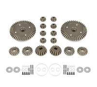 Rc Upgrade Model For Tamiya 22049 For XV02 For XM01 RC Car Powdered Metal Aluminum 39T Differential Gear And Diff Case Upgrade Parts