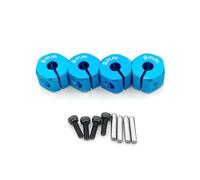Rc Upgrade Model For Tamiya For Axial For SCX10 D90 900461 For Traxxas 1/10 RC Crawler Car Accessories 8/9/10/11/12MM Modification Wheel Hex Nut Drive Hubs RC Car Parts(Blue,9MM)