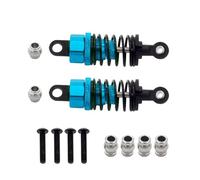 Rc Upgrade Model For Tamiya For TT-01 TT-02 M05 M06 M03 For TT-02 TA05 TL-01 TA03 MF-01X 2PCS Shock Absorber 55MM Universal Front Rear RC Car Accessories(Blue)