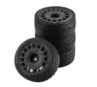 Rc Upgrade Model For Tamiya For TT01 TT02 XV01 TA06 For PTG-2 For HPI For WR8 For HSP 1/10 RC Racing Car Tires On Road Tyre Wheel Modification RC Car Upgrades Parts(Black)