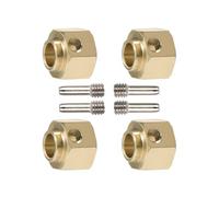 Rc Upgrade Model For TRX4 For TRX6 1/10 6/8/10mm Brass Widen Wheel Hub Hex Extended Adapter Decoration Set Modification RC Crawler Upgrade Parts Accessories(8mm)