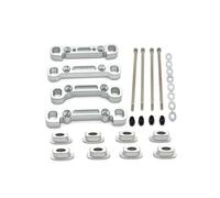 RC Upgrade Parts For 104001 104002 104072 1/10 Metal Front And Rear For Swing Arm Gear Box Fixing RC Car Parts And Accessories Upgrades Replacement Use(Silver)