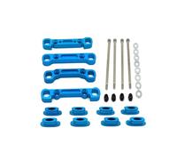 RC Upgrade Parts For 104001 104002 104072 1/10 Metal Front And Rear For Swing Arm Gear Box Fixing RC Car Parts And Accessories Upgrades Replacement Use(Blue)