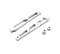 RC Upgrade Parts For Arrma For Mojave 1/7 6S Metal For Chassis Front And Rear Support AR320445 Remote Control Car Parts Accessories Upgrades And Replacements(Silver)