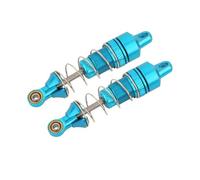 RC Upgrade Parts For Losi For Mini-T 2.0 2WD RTR 1/18 2PCS Metal Front Shock Absorber For Spring Dampers Stadium Truck RC Car Upgrade Parts Accessories(Blue)