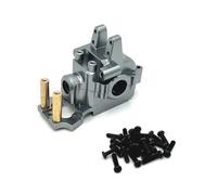 RC Upgrade Parts For MJX For Hyper Go 14209 14210 14301 14302 14303 1/14 RC Car Metal Front GearBox Housing Gear Box Differential Case Upgrade Parts(Gray)