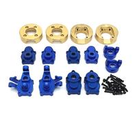 RC Upgrade Parts For MJX H8H For Yikong YK4082 YK4083 1/8 For Absima CR1.8 For Yucatan Metal Portal Axle Gear Housing Brass Weight RC Car Upgrade Parts(Blue)