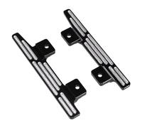 RC Upgrade Parts For MN82 LC79 For MN78 1/12 Aluminum Side Pedal Modification Left Right Foot Pedals RC Crawler Car Replacement Upgrade Parts(Black)