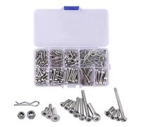 RC Upgrade Parts For Traxxas For Slash For Rustler For Axial For Hsp For Hpi For Arrma For Redcat 1/10 1/8 Rc Truck 205Pcs Stainless Steel Countersunk Screw Kit