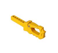 RC Upgrade Parts For Traxxas For TRX4 D90 1/8 1/10 Metal Rear Bumper Tow Trailer Hook Drop Hitch Receiver RC Crawler Car Upgrade Parts(Yellow)