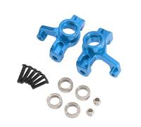 RC Upgrade Parts For Wltoys 144016 144018 Metal Steering Cup Block Comes With Bearings RC Car Tracked Vehicles Parts Accessories Upgrades Replacement Repair(Blue)