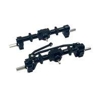 RC Upgrade Parts For WPL C14 C24 C34 C44 C54 C64 C74 B14 B24 Metal Front And Rear Portal Axle 1/16 RC Car Upgrade Parts Accessories(Black)