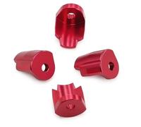 Rc Upgrade Spare For Arrma 1/14 For Mojave For Typhon For Granite For GROM 1/18 4PCS Upgrade Metal Shock Protector Cover(Red)