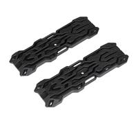 Rc Upgrade Spare For Axial For Scx10 For Trx4 For Yikong 1:10 Ramp Board For Escape Tire Anti Trap Rc Crawler Car Part(Black)