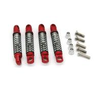 Rc Upgrade Spare For Jimny 1/16 Model Remote Control Car Metal Upgrade Accessories Shock Absorber Replacement Parts(Red)