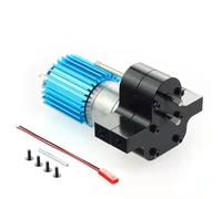 Rc Upgrade Spare Parts For WPL B14 B16 B24 B36 C14 C24 For JJRC Q60 For MN D90 For MN99S MN91 Metal Transfer GearBox With 370 Brush Motor Speed Change Upgraded(Black)