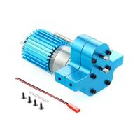 Rc Upgrade Spare Parts For WPL B14 B16 B24 B36 C14 C24 For JJRC Q60 For MN D90 For MN99S MN91 Metal Transfer GearBox With 370 Brush Motor Speed Change Upgraded(Blue)