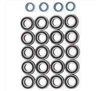 Rc Upgraded Bearings For Tamiya Blackfoot Monster For Beetle Fast Attack Mud Blaster 24Pcs Sealed Bearing Kit RC Car Upgrade Parts Accessories