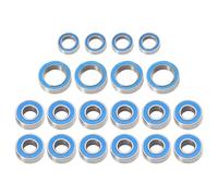 Rc Upgraded Bearings For Tamiya For TT-01 TT01E TT01D For TT02B 1/10 20PCS Rubber Sealed Ball Bearing Kit RC Car Upgrades Parts Accessories
